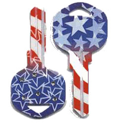 KeysRCool - Buy USA: Red White & Blue key