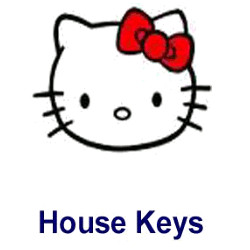 KeysRCool - Buy Hello Kitty House Keys KW & SC1