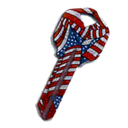 KeysRCool - Buy Wrapped Flag United States of America (USA) House Keys KW1 & SC1