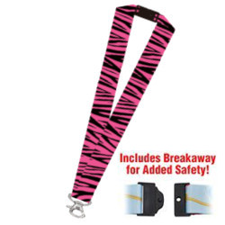KeysRCool - Buy Craze - Zebra Pink Lanyards