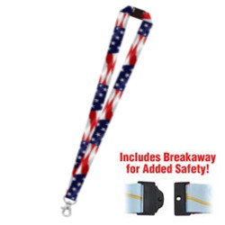 KeysRCool - Buy Craze - American Flag Lanyards