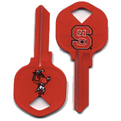 North Carolina (NC) State Wolfpacks NCAA House Keys KW1 & SC1