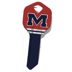 KeysRCool - Buy Mississippi Ole Miss Rebels NCAA House Keys KW1 & SC1