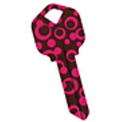 KeysRCool - Buy Pink Polka Dot Wacky House Keys